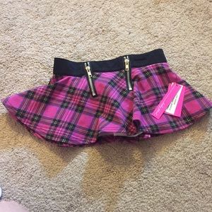 NWT Baby Phat Plaid Skirt